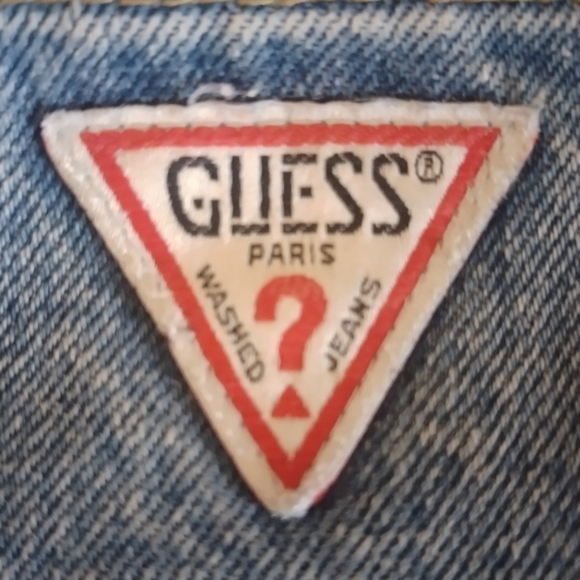 GUESS by Georges Marciano Vintage Denim Rare Ankle Zip Size 30 - Picture 14 of 16